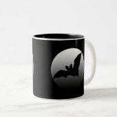 うろついたこうもりのマグ ツートーンマグカップ (正面右)