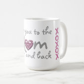 うろつくべき愛お母さんおよび背部マグ コーヒーマグカップ (正面右)