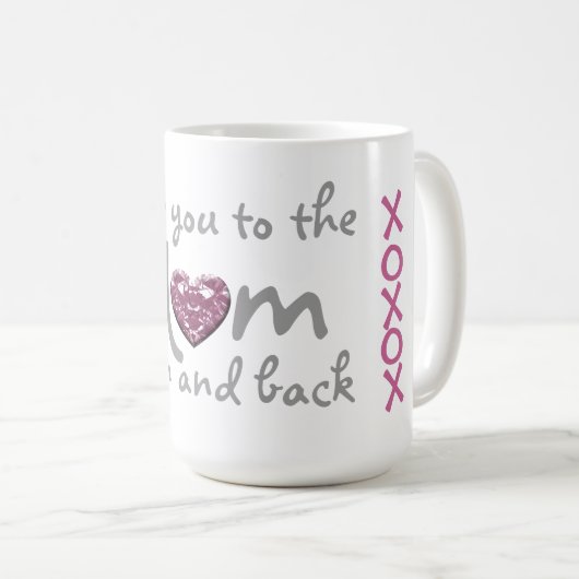 うろつくべき愛お母さんおよび背部マグ コーヒーマグカップ (正面右)