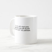 うろつくサンタ コーヒーマグカップ (正面左)