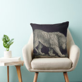 うろつくトラ(紙の鉛筆) クッション (椅子)