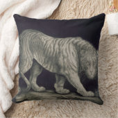 うろつくトラ(紙の鉛筆) クッション (ブランケット)