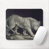 うろつくトラ(紙の鉛筆) マウスパッド (マウス)