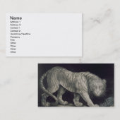 うろつくトラ(紙の鉛筆) 名刺 (正面/裏面)