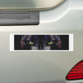 うろつくヒョウ バンパーステッカー (車上)