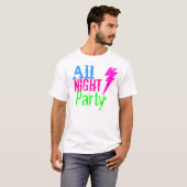 うわさされた衣類による終夜のパーティー Tシャツ (正面フル)