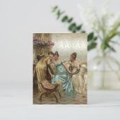 うわさ話の広がり – ヴィンテージ動機 ポストカード (スタンド正面)