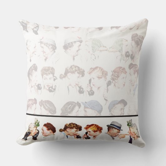 うわさ話の鎖 クッション (正面)