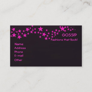 うわさ話 名刺