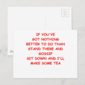 うわさ ポストカード (正面/裏面)