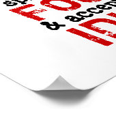 うわさ~ 12x12ポスター ポスター (角)