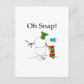 うわっ!(UDスノーマン) シーズンポストカード (正面)