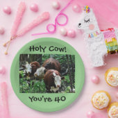 うわーあなたは40紙皿 ペーパープレート (パーティー)