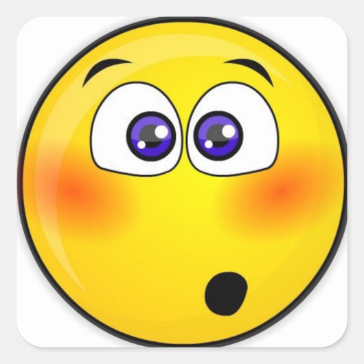 うわーるステッカーimoji スクエアシール (正面)