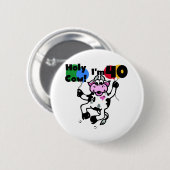 うわー私は40個のTシャツおよびギフトです 缶バッジ (正面&裏面)