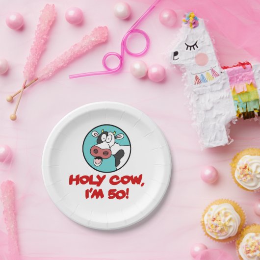 うわー私は50おもしろいな第50パーティーの装飾です ペーパープレート (パーティー)
