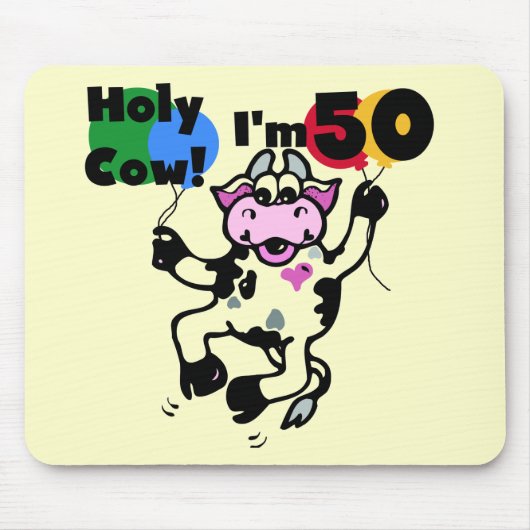 うわー私は50個のTシャツおよびギフトです マウスパッド (正面)