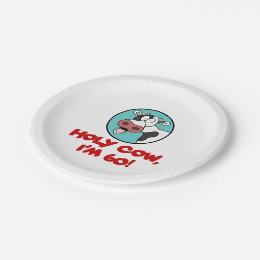 うわー私は60おもしろいな第60パーティーの装飾の紙皿です ペーパープレート (アングル)