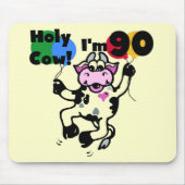 うわー私は90個のTシャツおよびギフトです マウスパッド (正面)