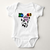 うわー第1誕生日のTシャツおよびギフト ベビーボディスーツ (正面)