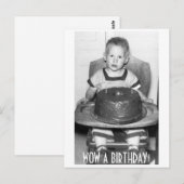 うわー誕生日! ポストカード (正面/裏面)