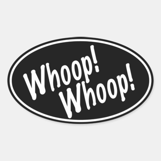 うわー!うわー! 楕円形シール (正面)