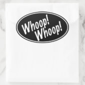 うわー!うわー! 楕円形シール (バッグ)