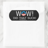 うわー!やっ吸た!楕円形シール 楕円形シール (バッグ)