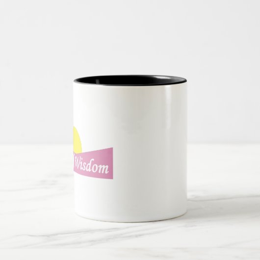 うわー！ウィズオブウィズダムのロゴ ツートーンマグカップ (中央)