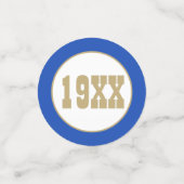 うわー！クラス懇親会カスタムテーブル紙吹雪! コンフェッティ (スモール正面)