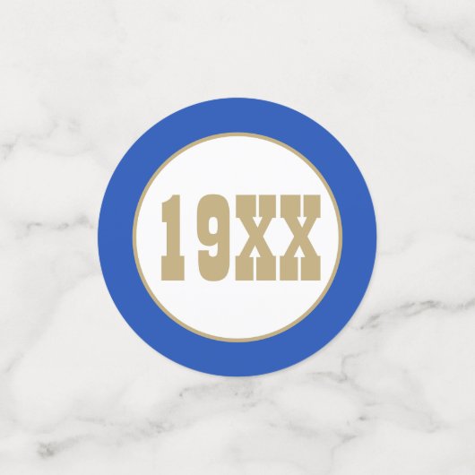 うわー！クラス懇親会カスタムテーブル紙吹雪! コンフェッティ (スモール正面)