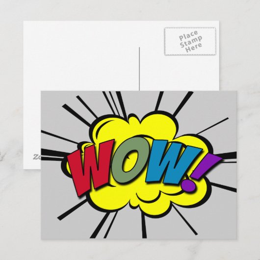うわー！ ポストカード (正面/裏面)