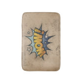 うわー!ヴィンテージ漫画ブックスチームパンクポップ・アートのアート バスマット (正面縦)