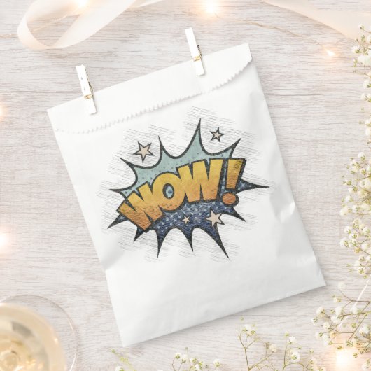 うわー！ヴィンテージ漫画ブックスチームパンクポップ・アートのアート フェイバーバッグ (クリップ留めされた状態)