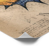 うわー!ヴィンテージ漫画ブックスチームパンクポップ・アートのアート ポスター (角)