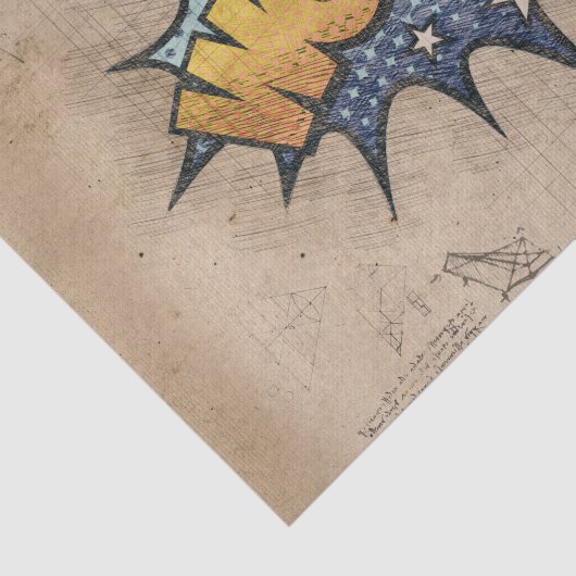 うわー!ヴィンテージ漫画ブックスチームパンクポップ・アートのアート 薄葉紙 (詳細)