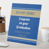 うわー！修士号カスタム 台座サイン (インサイチュ)