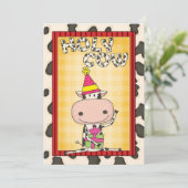 うわー-卒業パーティー 招待状 (スタンド正面)