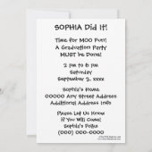 うわー-卒業パーティー 招待状 (裏面)