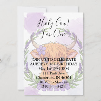 うわー、私はハイランド牛ファンになった 招待状