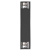 うわー 食べられないでしょ 犬と猫 ハロウィンのユーモア ショートテーブルランナー (正面)