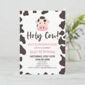 うわー!1歳になるよ!初めての誕生日パーティー 招待状 (スタンド正面)