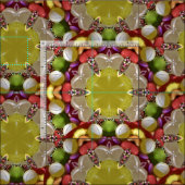 うわ～イースターキャンディ！～黄緑色の白い赤～ ファブリック (タイル)