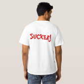 うわ~。フリッピン大棒つきキャンデーTシャツ Tシャツ (裏面フル)