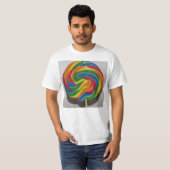 うわ~。フリッピン大棒つきキャンデーTシャツ Tシャツ (正面フル)
