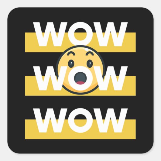 うわ～フリークラシック日 スクエアシール (正面)