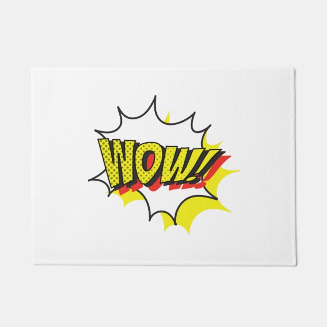 うわ～フリークラシック日 ドアマット (正面)