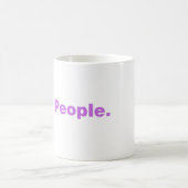 うわ、人がいる。 コーヒーマグカップ (中央)