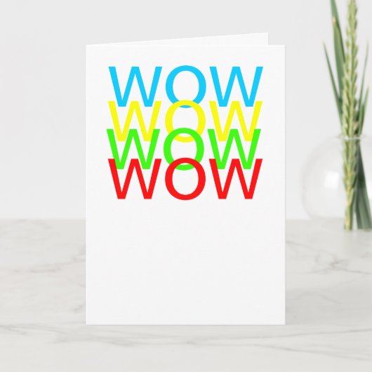 うわ!!!誕生日じゃねえよ!!! カード (正面)