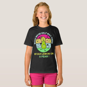 うわ~途中だ梨の上にレモン! Tシャツ